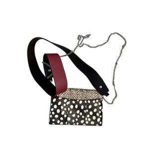 Diane Von Furstenberg Womens Multicolor Soiree Mini Clutch Crossbody Small